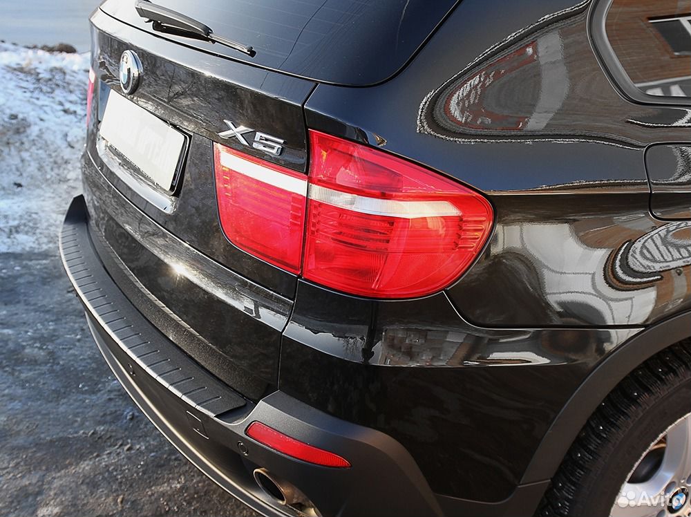 Пластиковая накладка на бампер BMW X5 E70