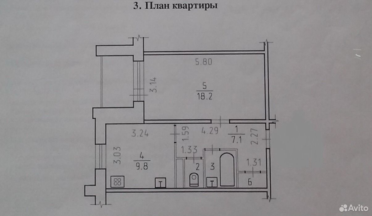 1-к квартира, 40 м², 7/10 эт.