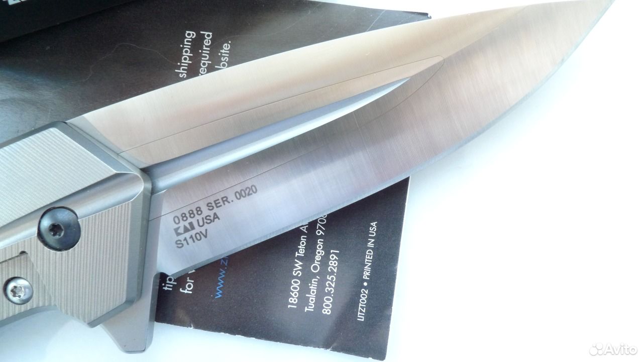 Нож складной Zero Tolerance 0888 ZT Flipper Composit #0020 НОВЫЙ! 