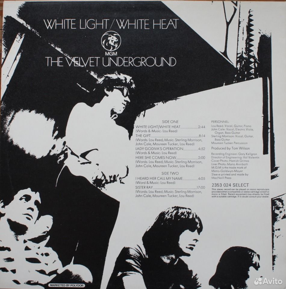 The Velvet Underground - White Light - White Heat (1968). The Velvet Underground White Light/White Heat.