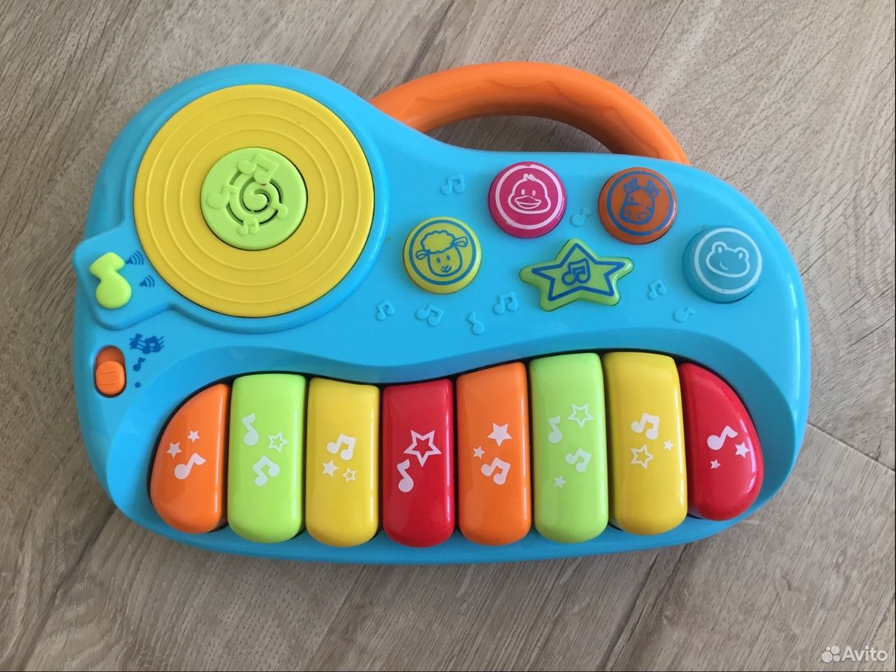 Детское пианино BABYGO. Синтезатор BABYGO джунгли. Развивающий коврик с пианино BABYGO. Оранжевое детское пианино Baby go.