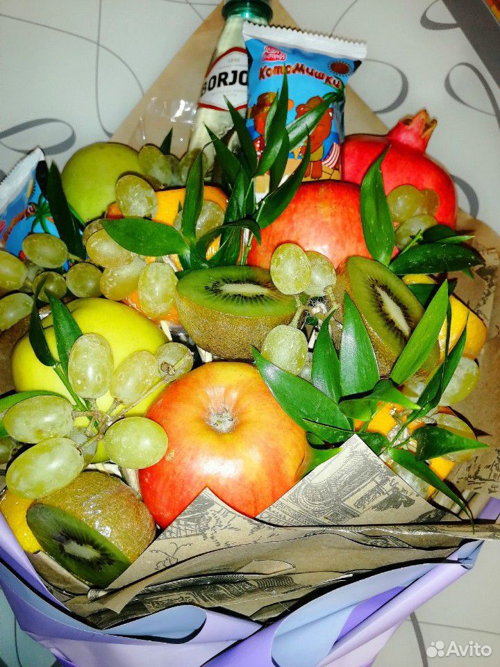 Букет из фруктов купить на Зозу.ру - фотография № 4