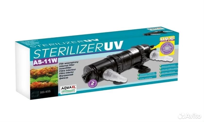 Ультрафиолетовый стерилизатор Aquael UV AS-11W купить на Зозу.ру - фотография № 1