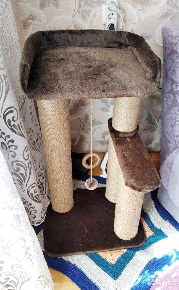 Подставка, лежак для кота. Когтеточка купить на Зозу.ру - фотография № 2