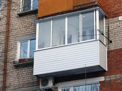 Топ-балконы Серебро/Балкон П-образка