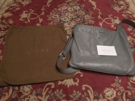 Gucci сумка кожаная оригинал мужская унисекс