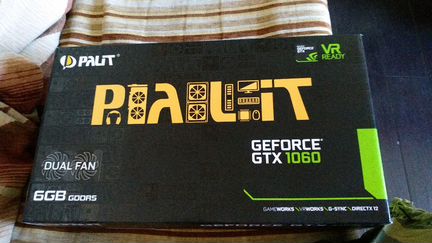 Видеокарта Palit GeForce GTX 1060 1506MHz PCI-E 3