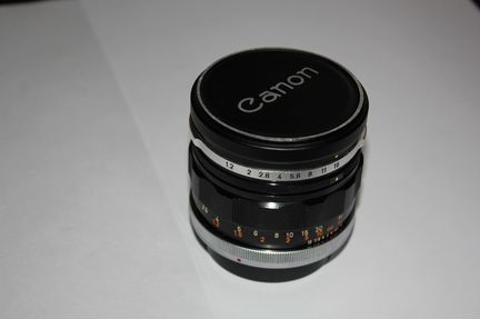 Объектив canon lens FL 58mm 1:1.2