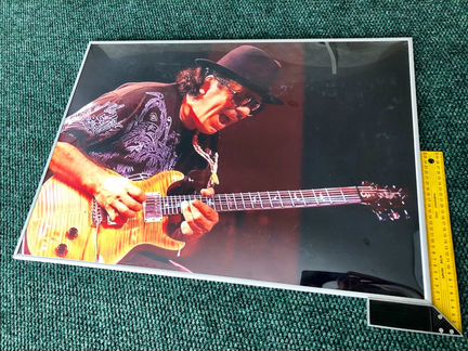 Постер гитаристов 70*50см ал.рамка, плекс