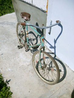 Ретро велосипед. газ (школьник)