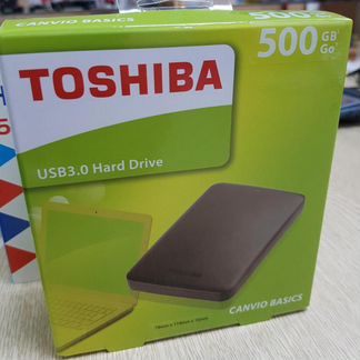 Внешний жесткий диск Toshiba, Новый