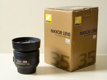 Объектив Nikkor AF-S DX 35mm F1.8 G для Nikon