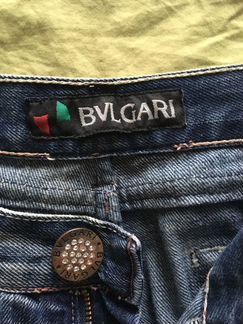 Фирменные джинсы bvlgari