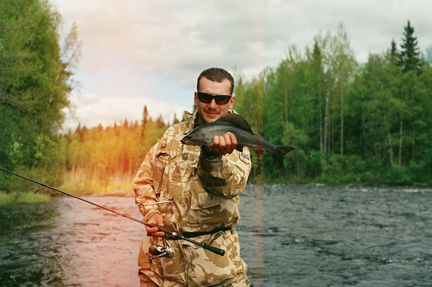 Рыбалка, охота и отдых в Карелии. Река Охта