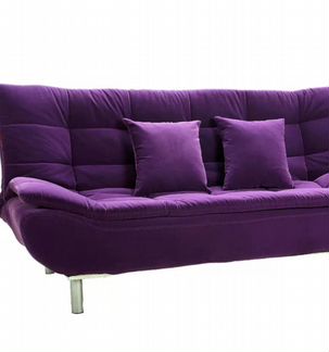 Фиолетовый диван б/у