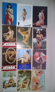 Календари ню девушки 1970х-80х-90х годов