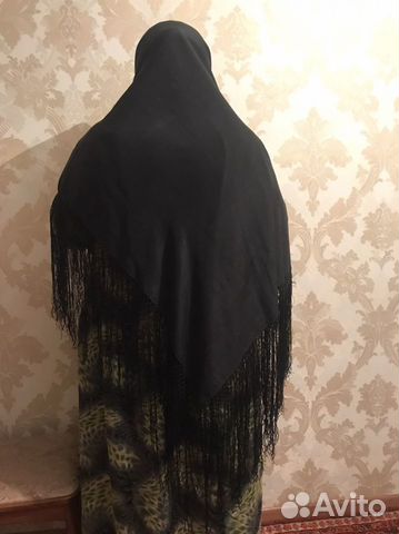 Платок шаль старинный