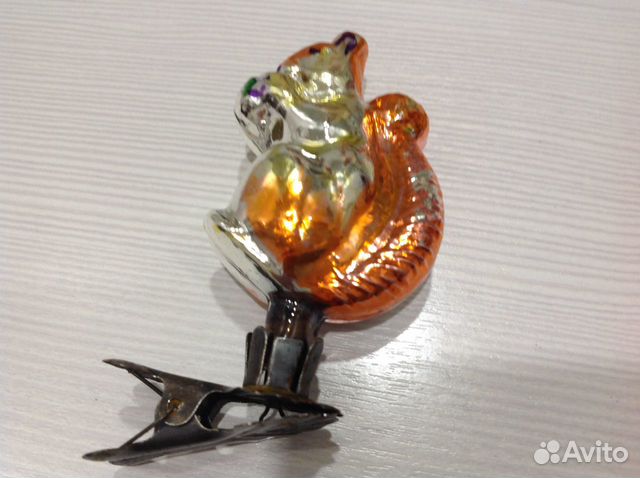 Елочная игрушка на прищепке 