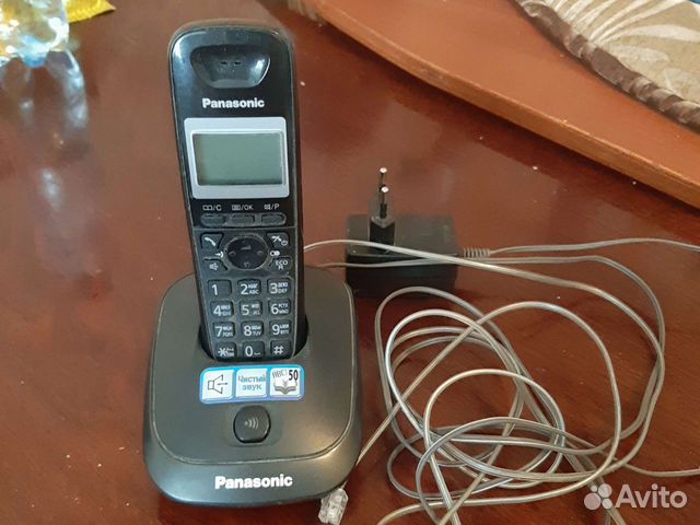 Panasonic безпроводная телефонная трубка