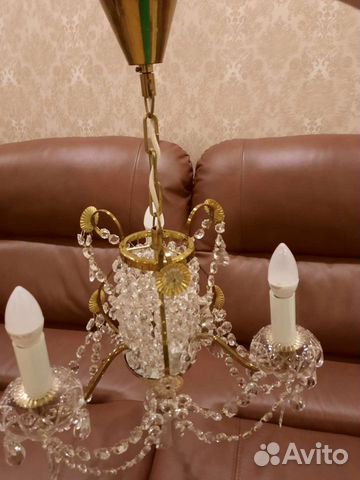 Люстра Богемия 1982 г. Чехословакия, запчасти