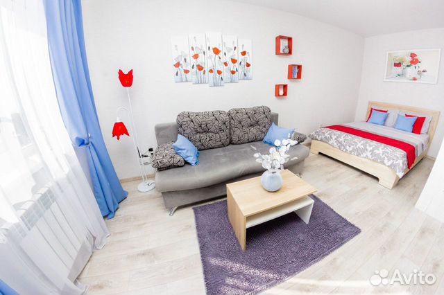 

Квартира-студия, 29,5 м², 2 кровати