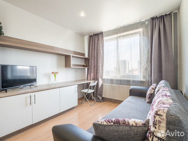 

Квартира-студия, 27 м², 1 кровать
