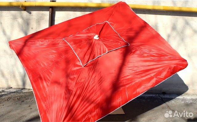 Зонт прямоугольный 2х3 м торговый. Цвета разные