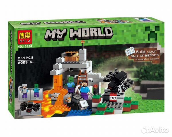 Конструктор MY world Bela 10174 (251 дет.)
