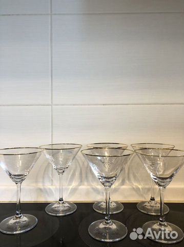 Бокалы под мартини хрусталь / стопка