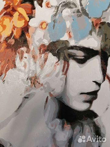 Картина акрилом на холсте