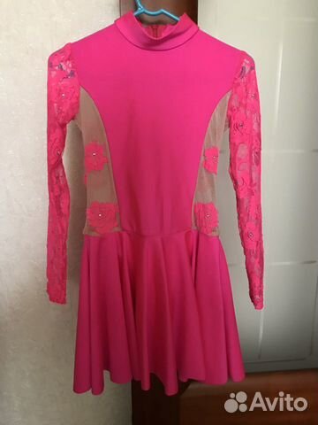 Платье для выступлений фигурное катание рост 134