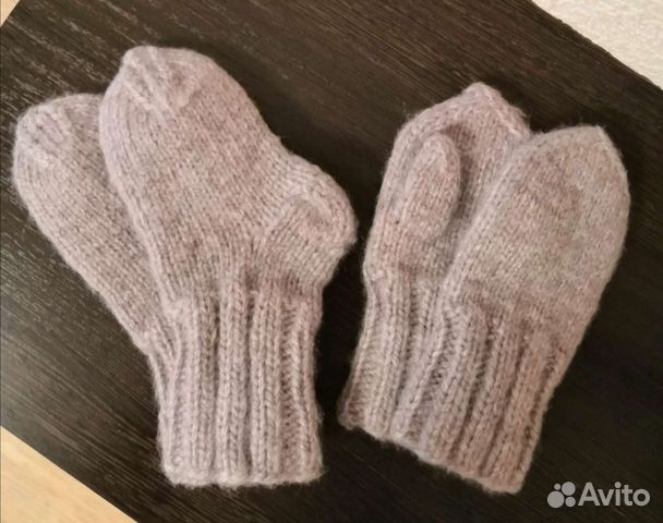 Шерстяные носки и варежки детские