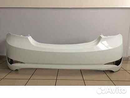 Бампер hyundai solaris 14 - задний белый