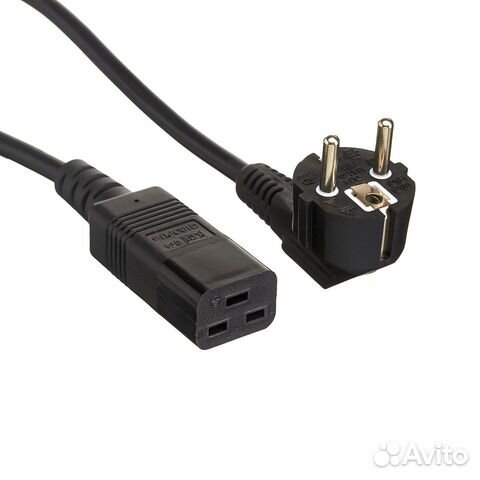 Кабель питания для майнинга 3х1.5мм2 16А, 1.8м мед