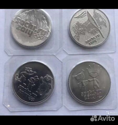 Памятные монеты Олимпиада Сочи 2014