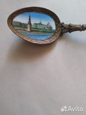 Чайная ложка Москва.Эмаль