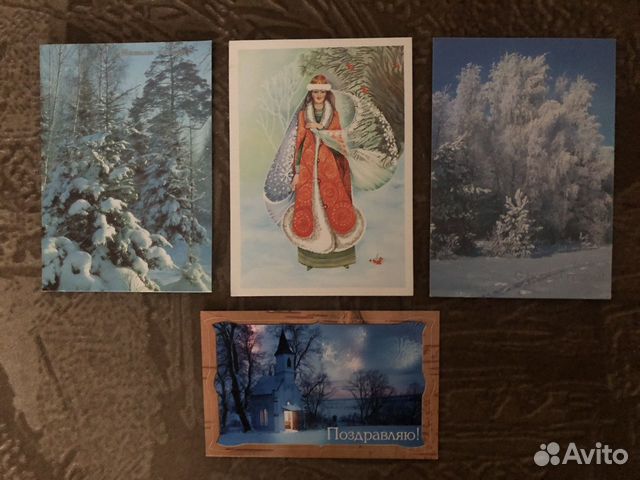 Открытки новогодние СССР