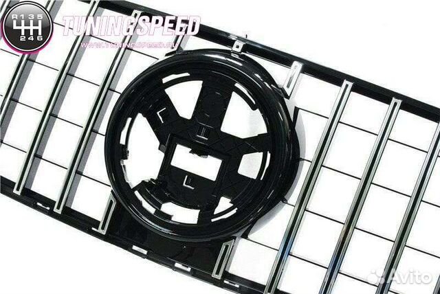 Решетка радиатора Silver под камеру GLE W167