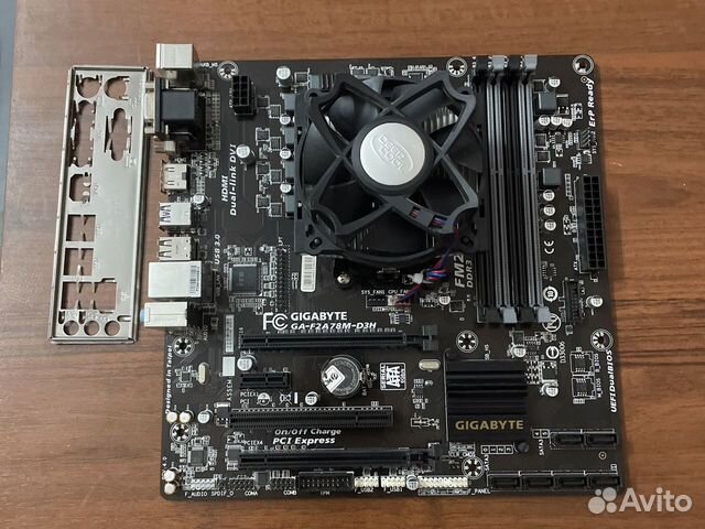 Материнская плата gigabyte ga-f2a78m-d3h fm2+ и пр