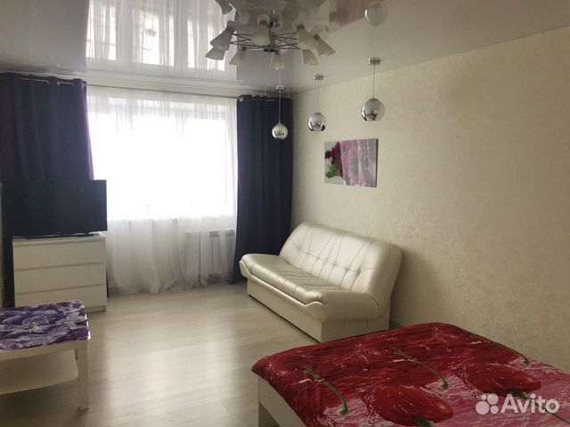 

1-к. квартира, 42 м², 2 кровати