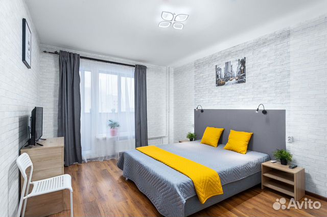 

1-к. квартира, 35 м², 2 кровати