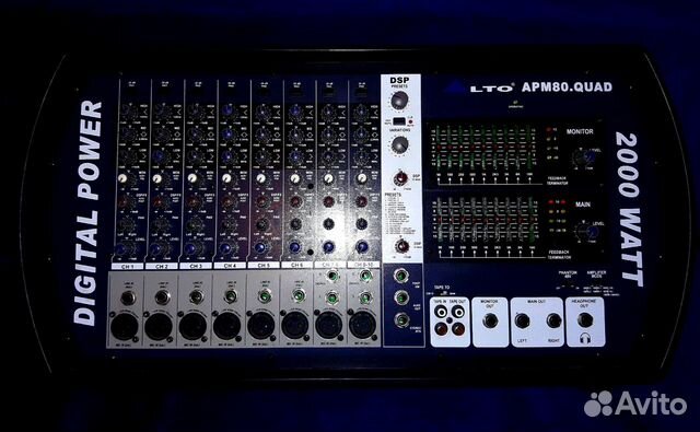 Активный микшерный пульт Alto Povered mixer APM80
