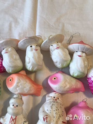 Елочные Игрушки СССР (пенопласт)