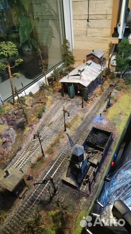 Макет железной дороги HO Депо