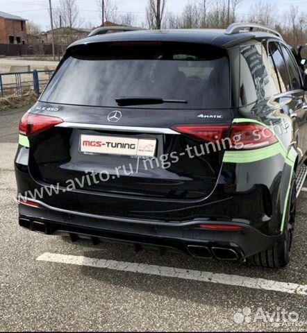 Бампер задний на Mercedes gle 167