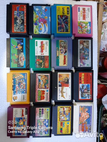 Японские картриджи Денди Famicom Nes