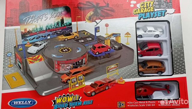 Welly Игровой набор гараж