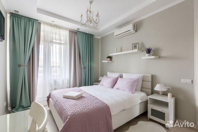 

1-к. квартира, 34 м², 2 кровати