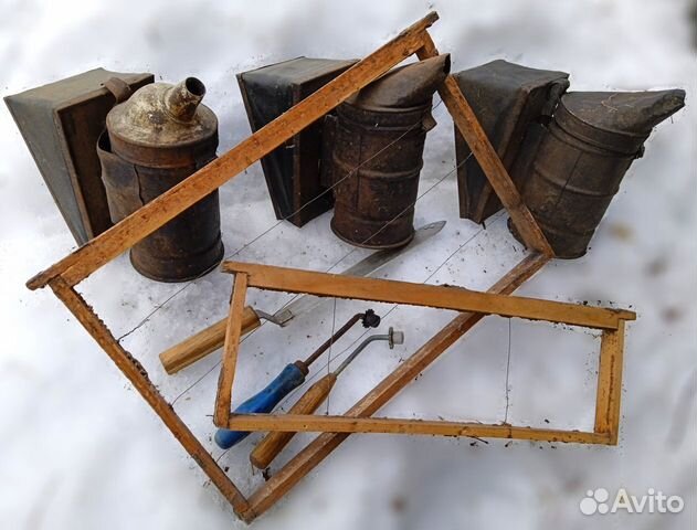 Рамки для ульев / пчелиные рамки, накатка, дымарь