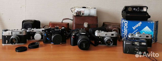Зенит с паспортом. Коллекция фотоаппаратов. Фэд